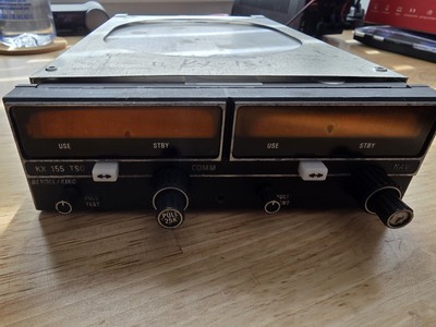 Bendix King KX 155 14V w/o GS, working screen,  with tray and connectors