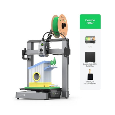 Creality Hi 3D Printer with CFS Multi-Color 3D Printing 500mm/s +Touchscreen Kit