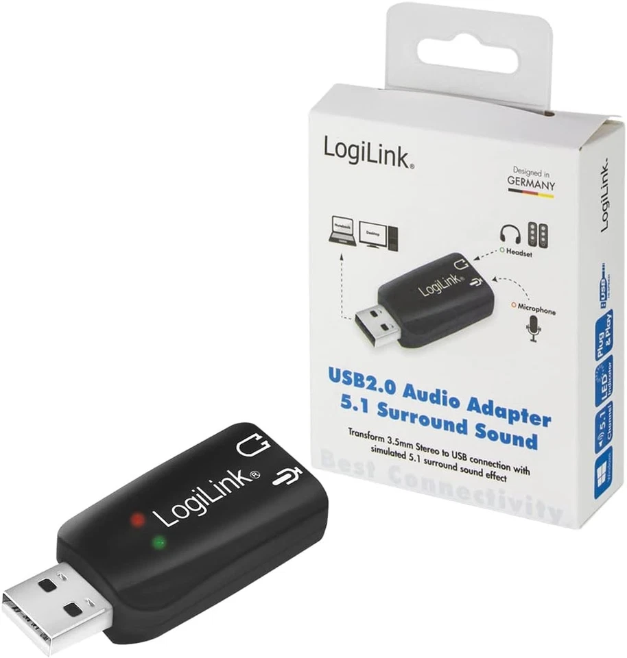 LogiLink USB 2.0 Audio Adaptor - Image 3 of 4