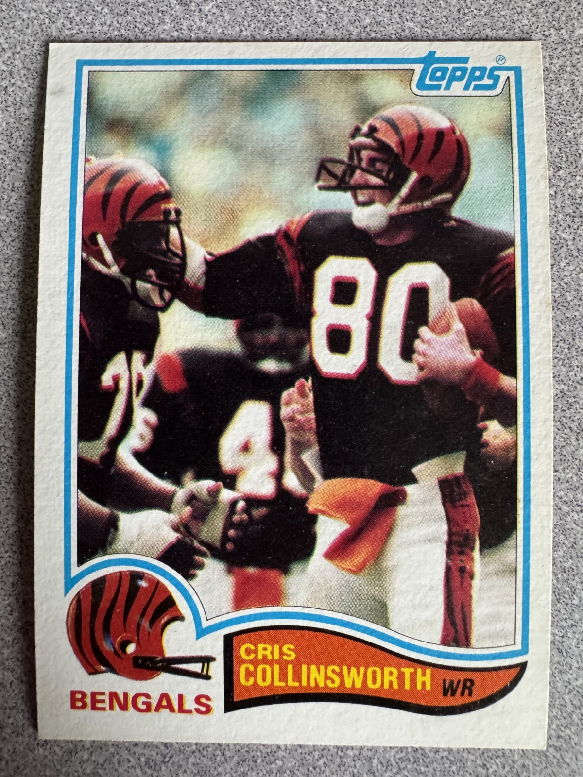 Cris Collinsworth #44 Football Cards 1982 Topps trading card — raw and PSA graded price guide