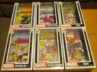 Marvel Funko Pop Comic Covers Lot (6 Dif.) W/Thor + Dr. Strange + Black Panther
