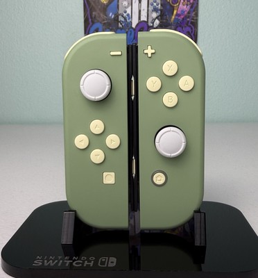 Matcha Green - Cream Accents - Custom Joycons for the Nintendo Switch