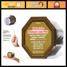 Premium Bronze Hair Pins - 175 Count, Strong Hold, No Slip, Hair Accessories