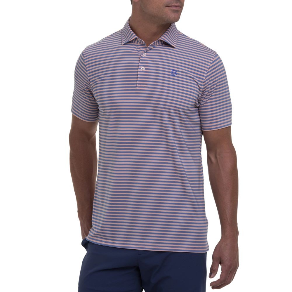 B. Draddy Mens Sport Jesse Polo Golf Shirt - BDSK08 - Eat a Peach - New
