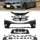 Front Bumper & Grille Assembly Fit For Honda Civic Set 2022-2023 2024