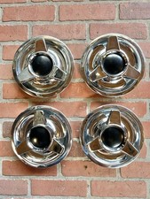 67 Corvette Chevelle Camaro Gm Car 60s Disc Brake Rally Wheel Center Caps Set