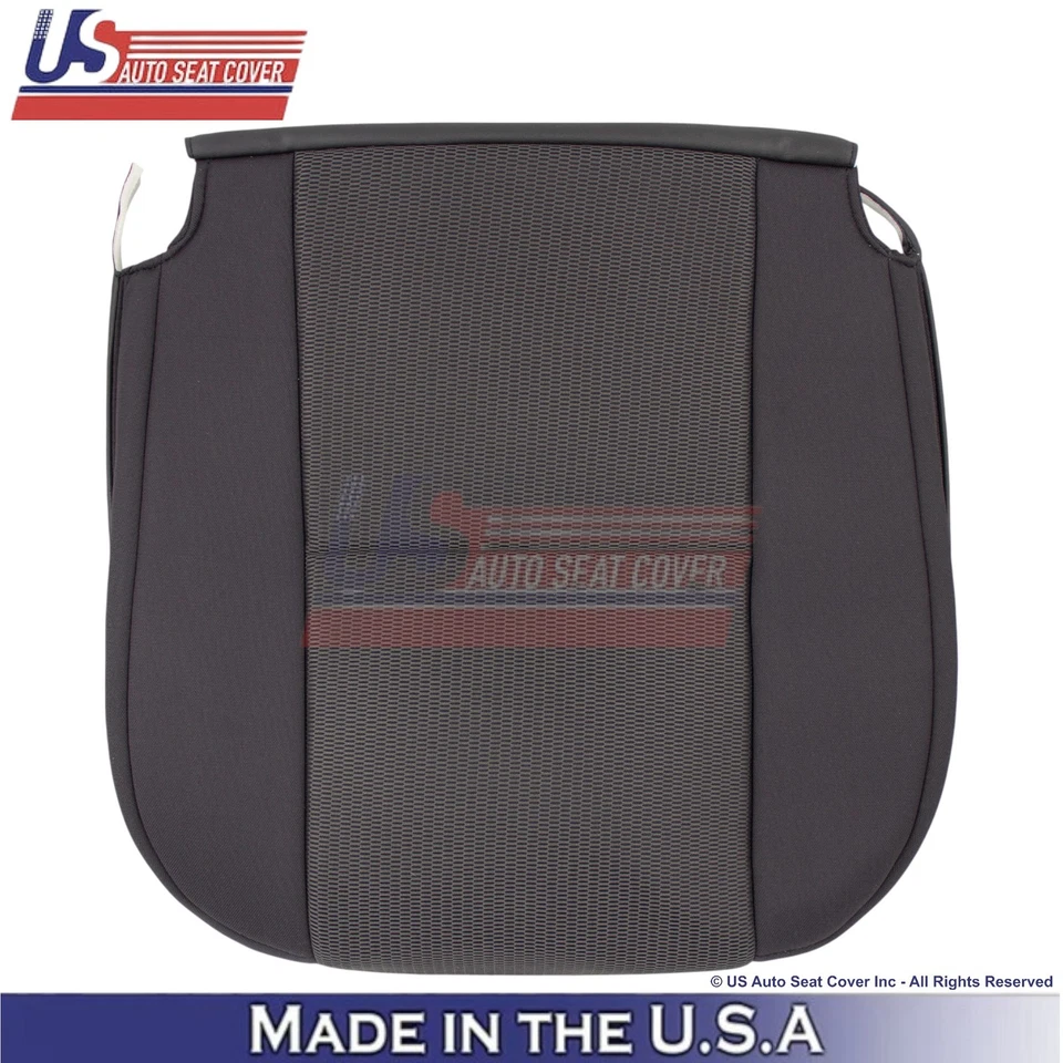 Fundas de asiento de repuesto negras para Toyota FJ Cruiser 2007-2011 de tela del lado del conductor Foto 4 de 4