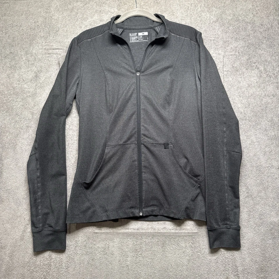 5.11 Тактический мужской средний серый полный молнии куртка средний легкий эластичной слой - Изображение 2 из 4