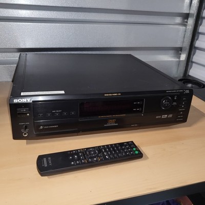 Sony DVP-C650D 5 Disc DVD Carousel Changer Dolby Digital DTS Working W/ Remote 