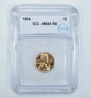 1934 Lincoln Wheat Cent MS65 RD ICG