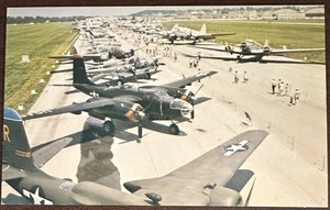 Vintage Unused PC 3.5x5.5 USAF Museum Wright-Patterson Air Force Base Dayton OH