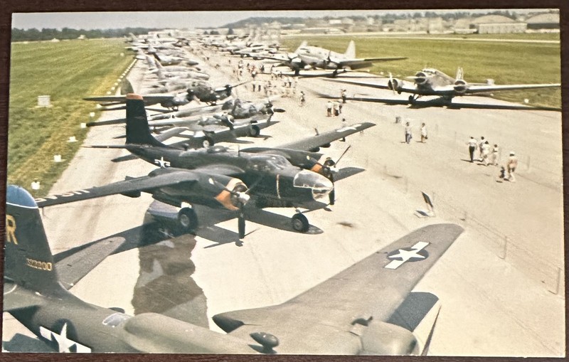 Vintage Unused PC 3.5x5.5 USAF Museum Wright-Patterson Air Force Base Dayton OH