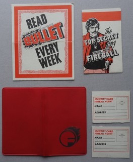 Bullet comic Fireball Club Membership Pack 1976 Rare