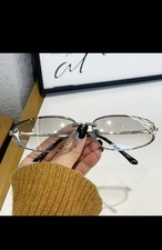 Women  s Stylish Rimless Sunglasses 3 Colors  Case  Cleaning Cloth. New