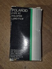 Polaroid Type 42 B W Land Film 8 prints EXPIRED May 1979 Original Sealed Package