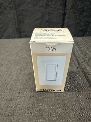 Lutron Diva DVLV-103P-WH Smart 3 Way Dimmer Switch. Color (WHITE) New!