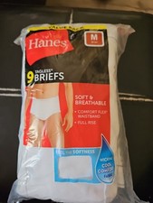 Hanes Mens Tagless Comfort Soft Full Rise Briefs w/ ComfortFlex Waistband Sz M