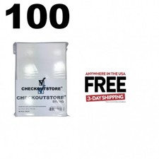 100 kristallklare silberne dicke Comic-Taschen/mit Rücktafeln ** 1-3 TAGE