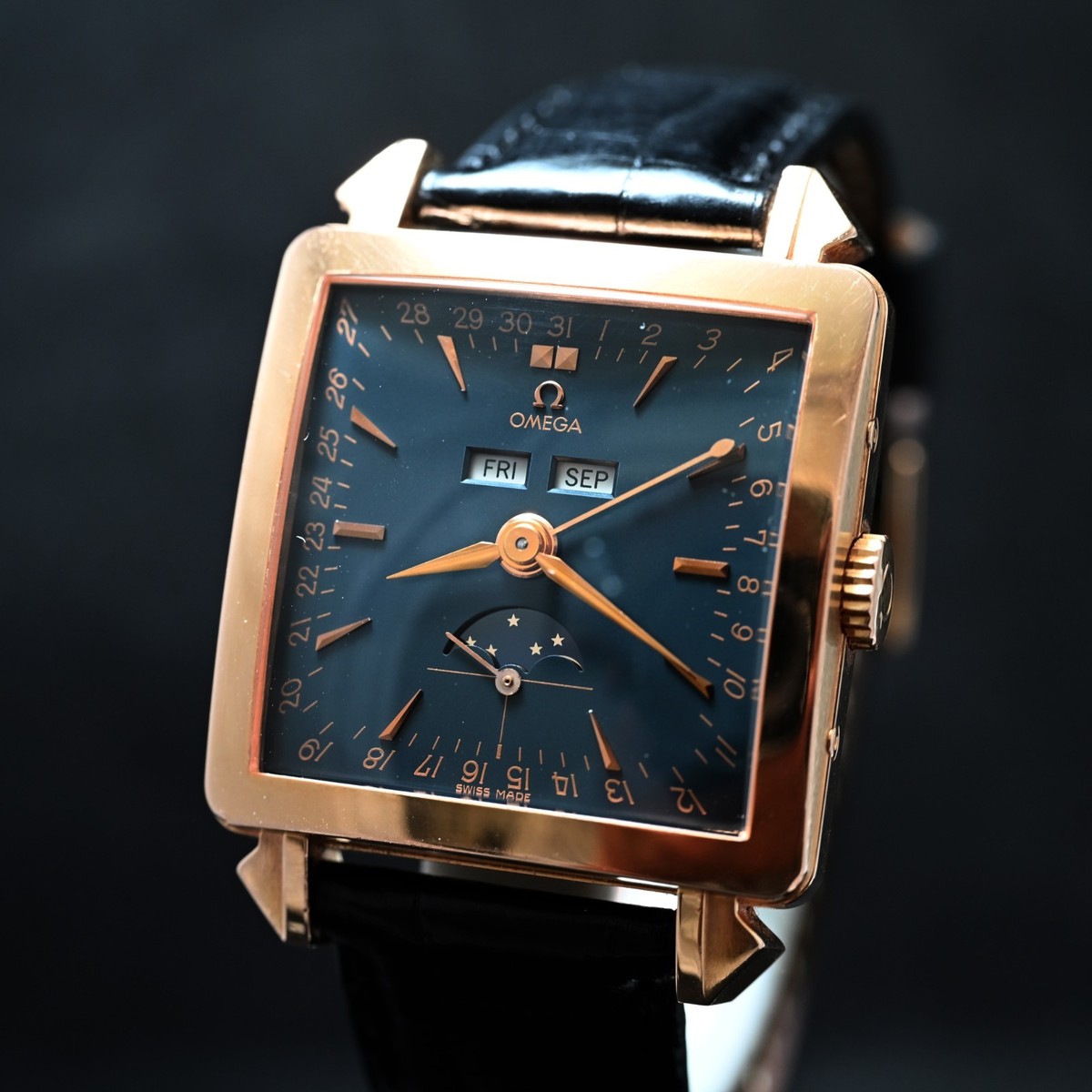 Omega Museum Collection Cosmic Limited 1951 5701.80.03 18k Rose