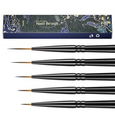 Nail Art Brushes for Nail Art, Liner Brush, Nail Brush Set, Ultra Fine Nail A...