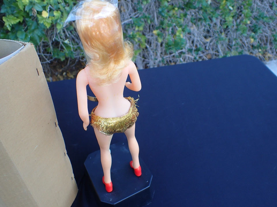 Mezclador de bebidas vintage Go Go Girl 1969 Poynter juguete coleccionable con caja ¡sin usar, en caja funciona! Foto 4 de 4