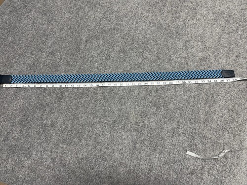 Oakley Belt Blue Black Braided Woven Golf Ellipse Buckle 1.5" 96172 SP16 58387 - Picture 5 of 6