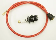 IHC McCORMICK DEERING LB 3HP - 5HP Stationary Engine Spark Plug Wire & Thumb Nut