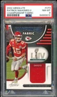 Patrick Mahomes II Card 2022 Absolute Championship Fabric #CF3 PSA 8