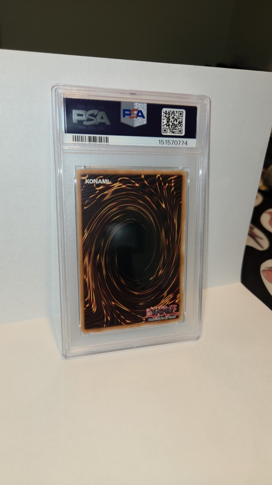 YUGIOH LD10-EN000 SALAMANGREAT SUNLIGHT WOLF GHOST RARE PSA 8 NM-MT #90979951 view 6