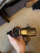 Samsung SMX-F44RN Flash Memory SD Camcorder Red