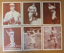  1918-1957 M114 Baseball Magazine Premium Poster Lot Hank Greenberg Carl Hubbell