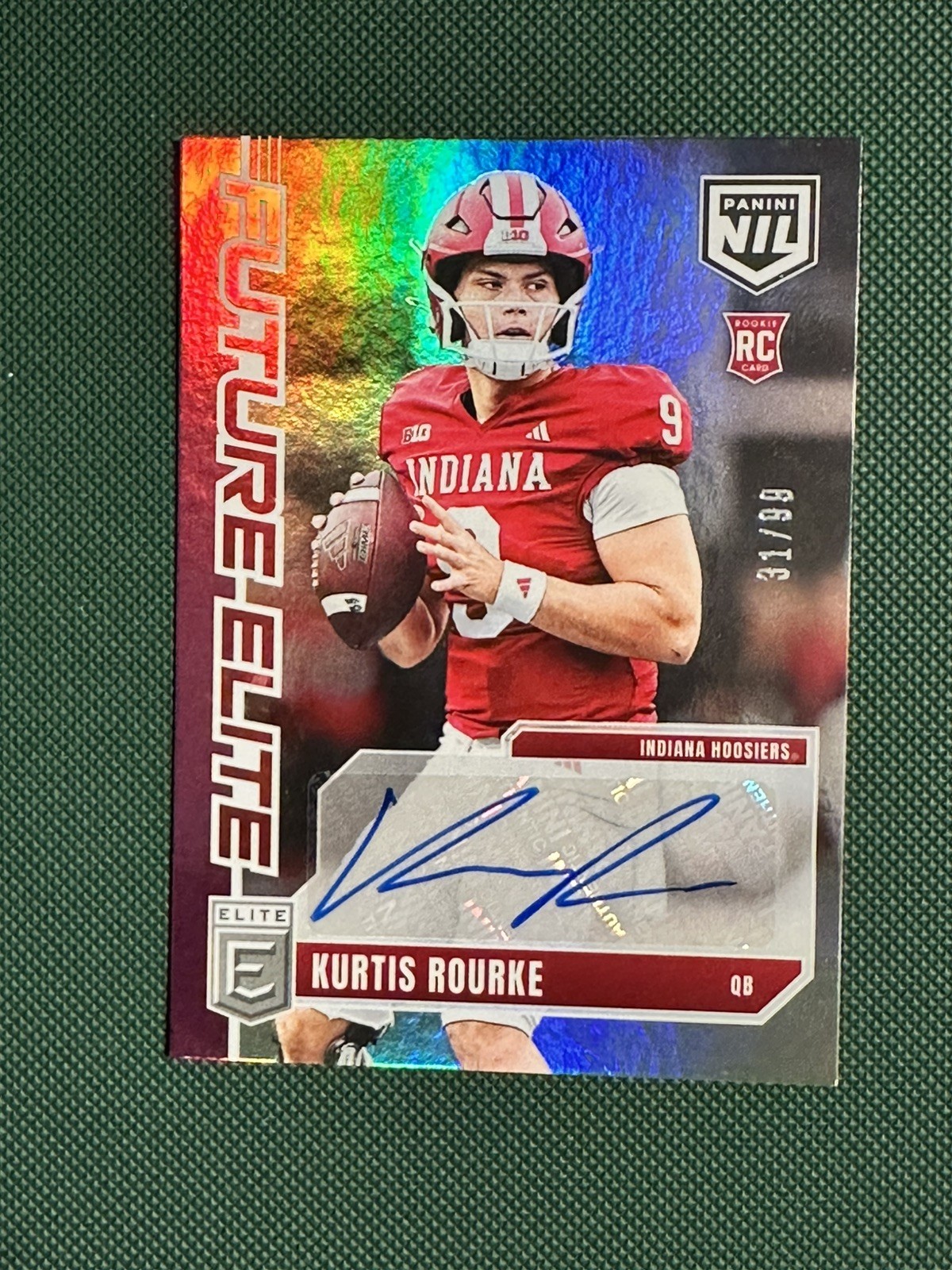 Kurtis Rourke Panini Donruss Elite Future Elite Autographs #FEKRE Purple