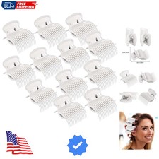 12 Pieces Hot Roller Hair Curler Claw Clips Replacement for Small, Medium, La...