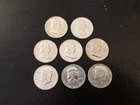 6. Franklins,  2 Kennedy halves, BU, 90% Silver