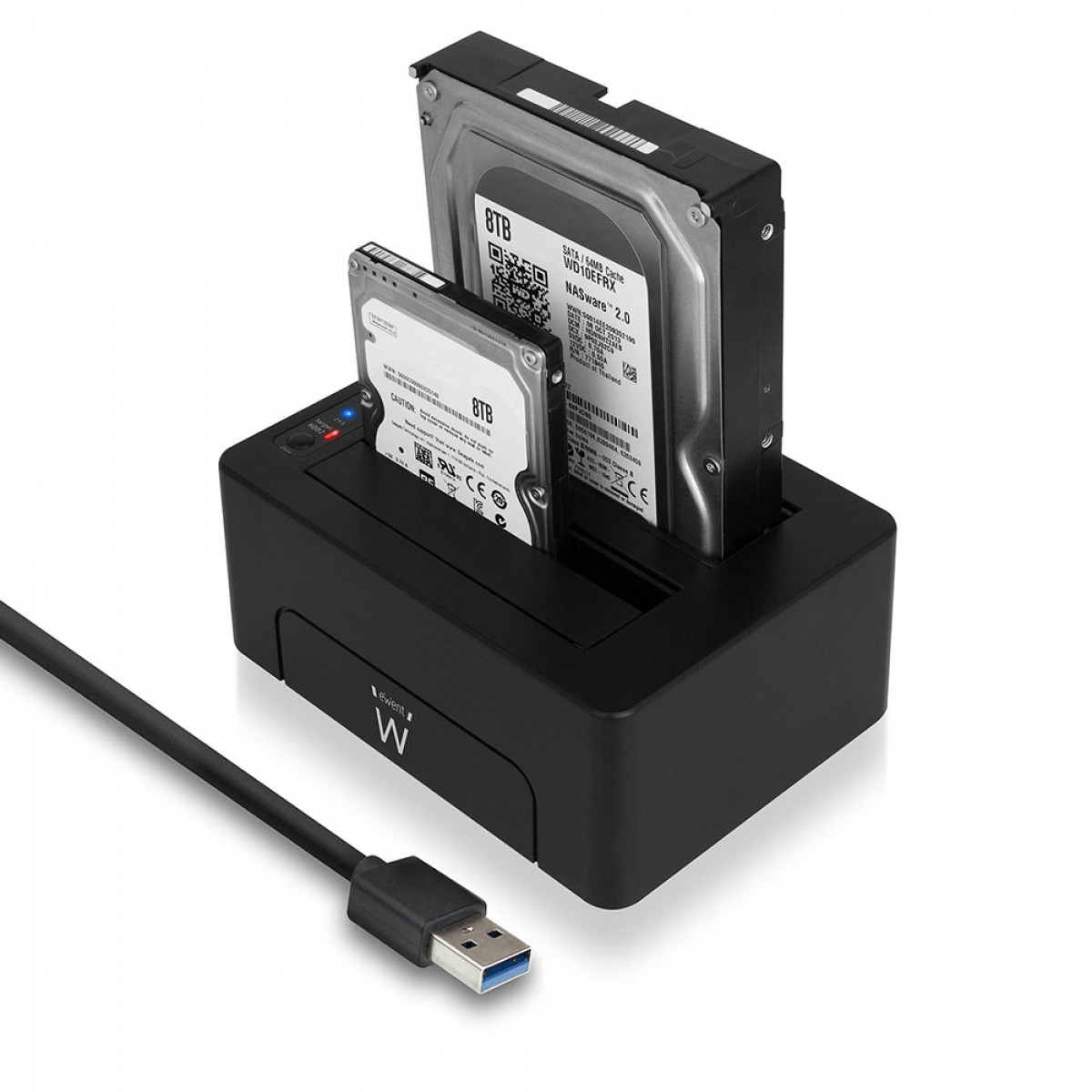 Ewent Caja Disco Duro Docking Station Dual. Función Clonación Ew7014 - Imagen 2
