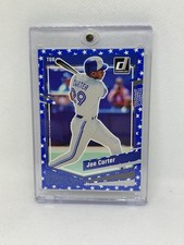 2023 Donruss Baseball Base Independence Day #220 Joe Carter - Toronto Blue Jays