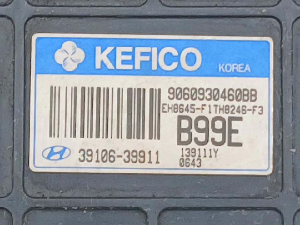 Hyundai Santa Fe 2004 3,5 automático AWD motor computador ecu ecm pcm 39106-39911 fabricante de equipos originales Foto 2 de 4