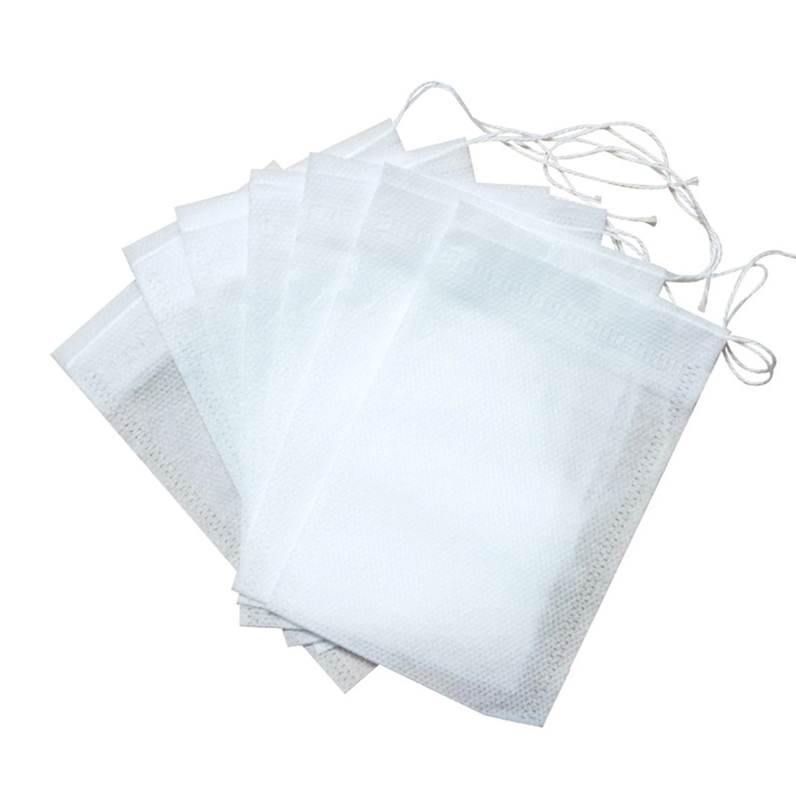 100 Pack Reusable Tea with Drawstring and Safe Brewing Empty ...