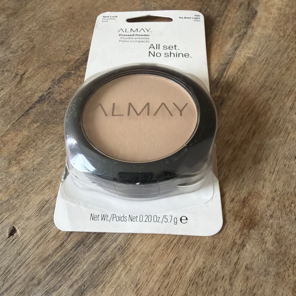 Almay Pressed Powder Makeup, Hypoallergenic, 100 My Best Light - Image 3 of 4