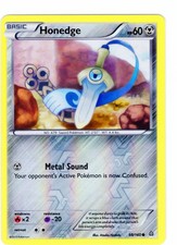 Honedge 98/160 Common Primal Clash Pokemon Reverse Holo Lightly Played