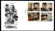 USA  2000 Distinguished Soldiers FDC