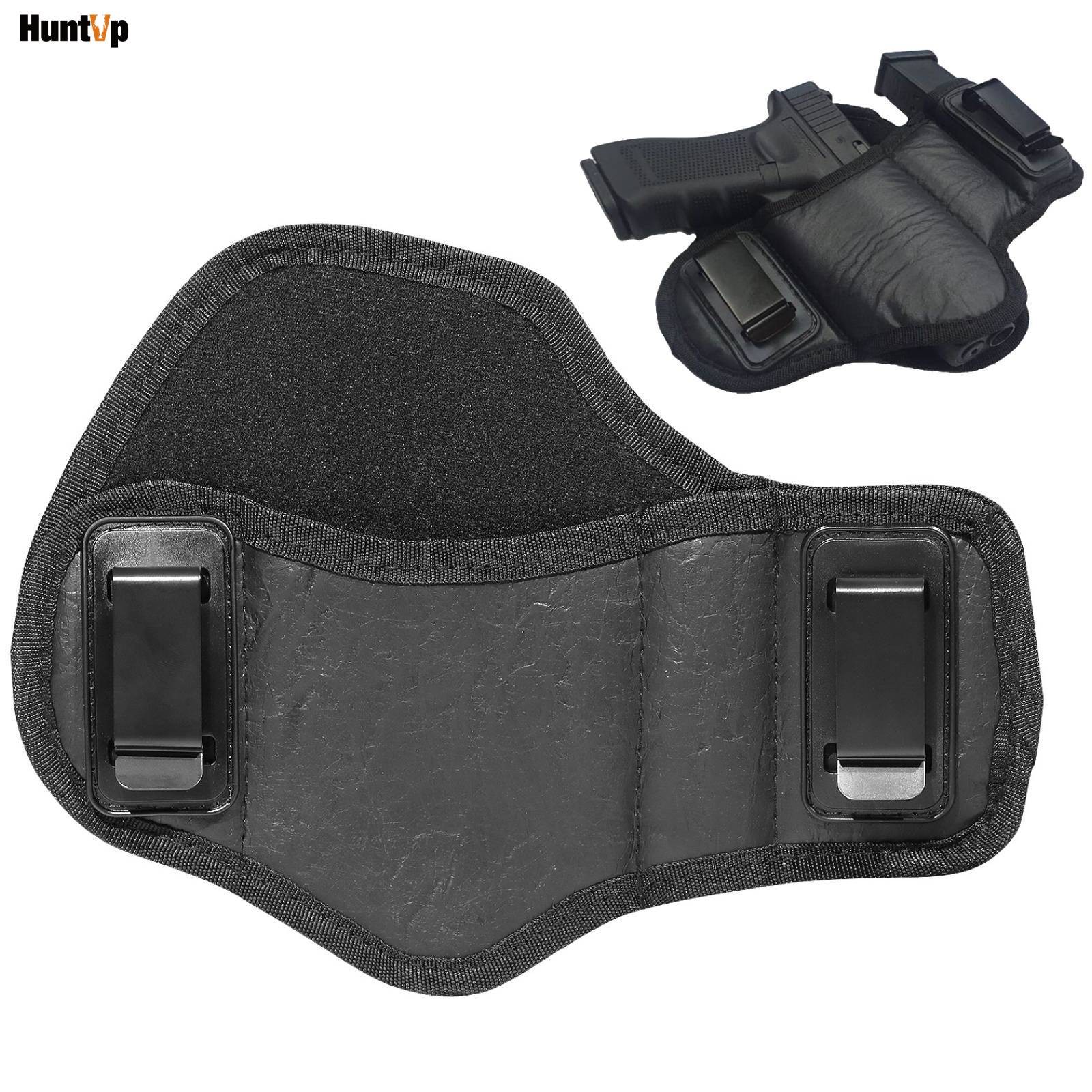 Tactical Pancake IWB Gun Holster with 9mm Magazine Pouch Pistol Concealed Carry