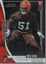 2019 Panini Absolute #152 Mack Wilson Green