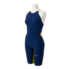 Mizuno Women s GX SONIC ROYAL PW Racing Kneeskin N2MGD20184 Navy/Yellow 2026SS