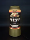 Vintage Miller Genuine Draft MGD Beer Can Motion Lighted Light Sign 12” MAN CAVE