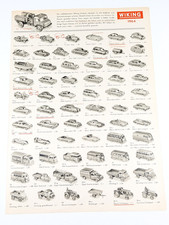 Wiking 1964 Bild-Preisliste Langelittig Witten Ruhr Verkehrsmodelle Katalog