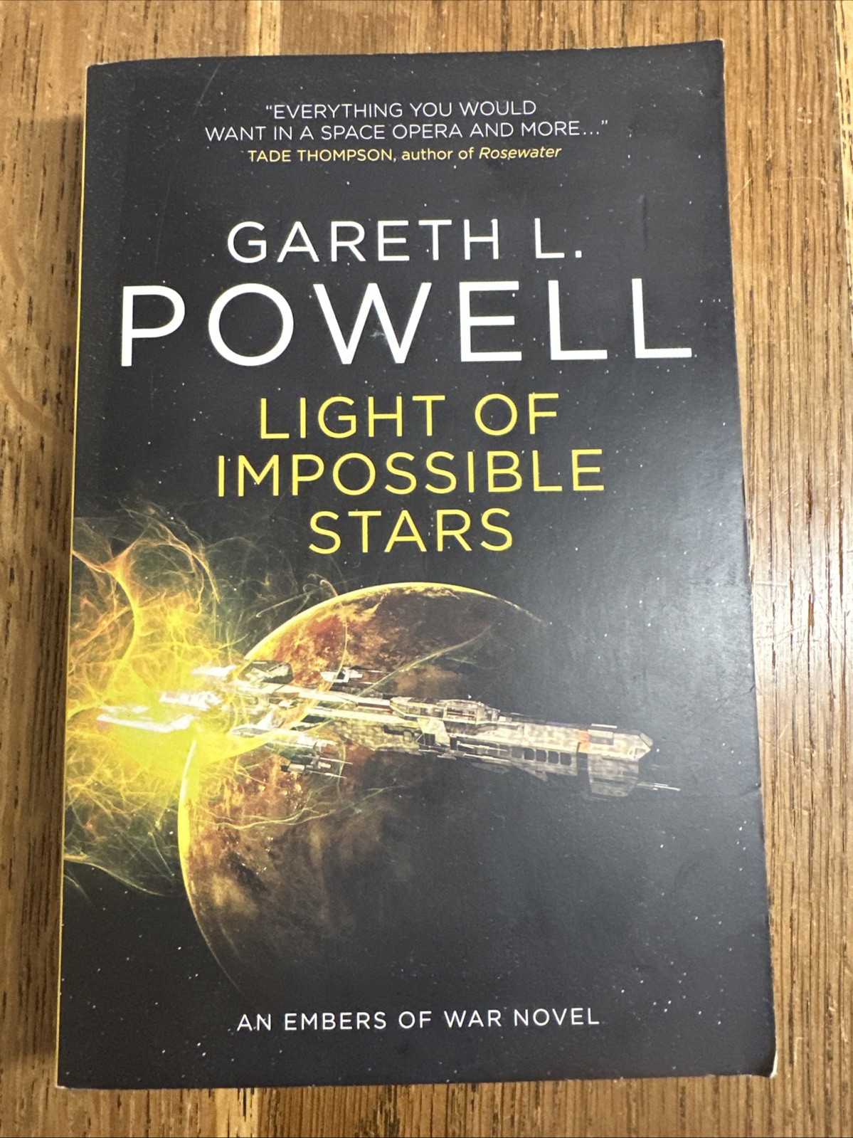 Light of Impossible Stars by Gareth L. Powell 2020 SIGNED UK 1st/1st PBO Titan