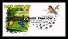 US COVER BARN SWALLOW POSTAL STATIONERY FIRST DAY ISSUE PANDA CACHET