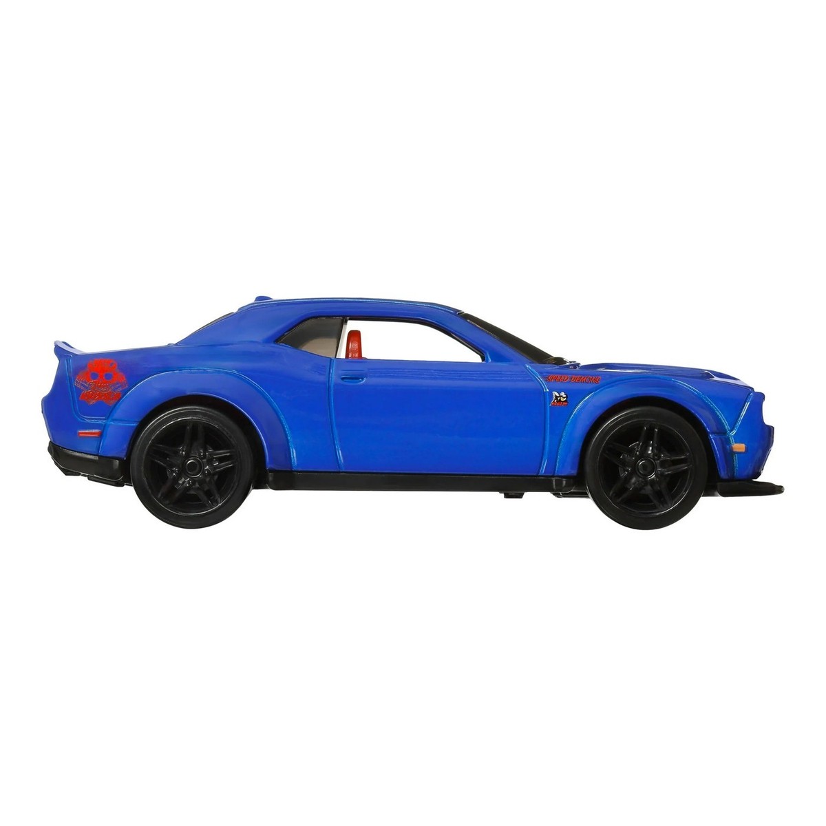 DODGE CHALLENGER R/T SCAT PACK blue HOT WHEELS metal PULL-BACK
