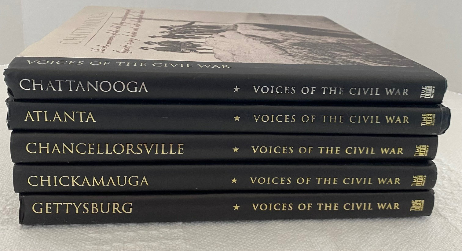 Time Life Books - VOICES OF THE CIVIL WAR - Set of 5 Books - Gettysburg, etc